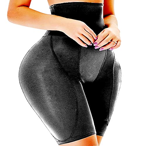 Damen Po Push Up Unterhose - Big Ass Booty Hip Enhancer Shapers Padded Butt Lifters Hip Pads Panties Sexy Unterwäsche Body Shaper Waist Trainer,Schwarz,XXL von BANLUX