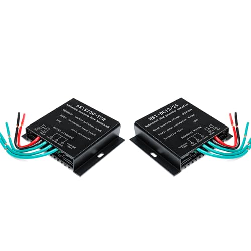 BAOJUHUIKANG 12V, Mini-Solarenergie-Ladegerät wasserdicht MPPT10000W kostenlose Energie Windladecontroller 12V/24V Auto 48V für DC AC Windturbinen-Generatorregler (2 Stück) von BAOJUHUIKANG