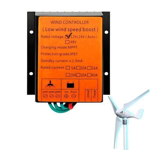 BAOJUHUIKANG 220v,16000W wasserdichter Laderegler für Windturbinen, 12V 24V Auto 48V IP67 wasserdicht für Home Camping von BAOJUHUIKANG