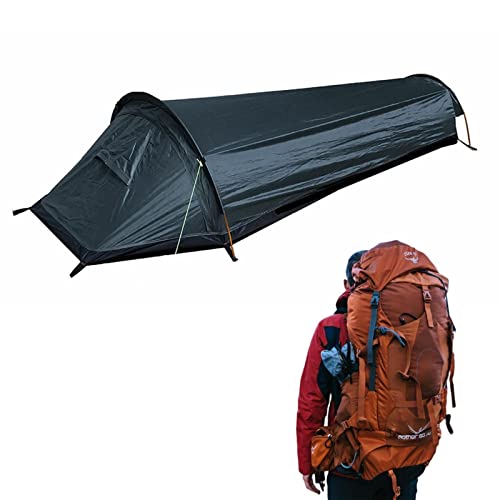 BAOK Bivvy Biwaksack Zelt Wasserdichter Trekkingzelt Größerer Schlafsack Leichtes 1Personen Campingzelt Schnelle Und Einfache Einrichtung von BAOK
