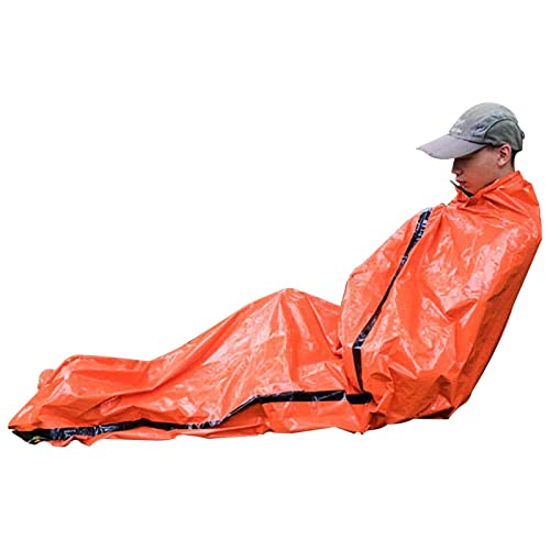 BAOK Camping Schlafsack - Faltbare Outdoor Abenteuer Schlafsäcke für Erwachsene - Survival Schlafsack zur Temperaturerhaltung von BAOK