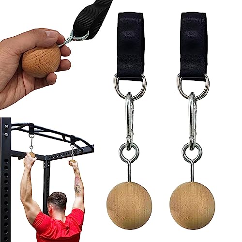 BAOK Klimmzugball | Hold Grips Krafttrainer Klettern Tragbarer Mehrzweck-Griff Klimmzugball für Rücken Unterarm Bizeps Workout von BAOK