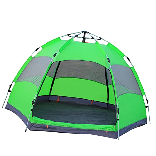8 Personen Pop -up -Campingzelt, regenfester Sonnenschutz Schnelle Öffnung Automatisch Pop -up -Campingzelt atmungsaktiv für das Fischen zum Wandern von BAOSHIDAER
