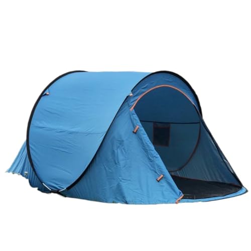 Zelt aufblasbar 3-4 Personen Camping Verdicktes 2-Personen-Haus Regensicheres Einzel-Outdoor-Camping Vollautomatisches Zelt Camping Tent (Color : Blue, Size : A) von BAOSHUPINGY