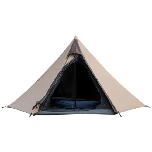 Zelt aufblasbar Doppelschichtiges Vinyl-Pyramidenzelt for Den Außenbereich, Wind- Und Regensicheres Campingzelt Mit Vollständiger Verdunkelung Camping Tent (Color : K, Size : A) von BAOSHUPINGY