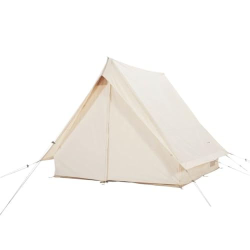 Zelt aufblasbar Luxus-Zelt Im Freien, Retro-Baumwolle, White Bear Cabin, Kleiner Raum, Leichtes Luxus-Baumwollzelt Mit Doppelter Technologie Camping Tent von BAOSHUPINGY