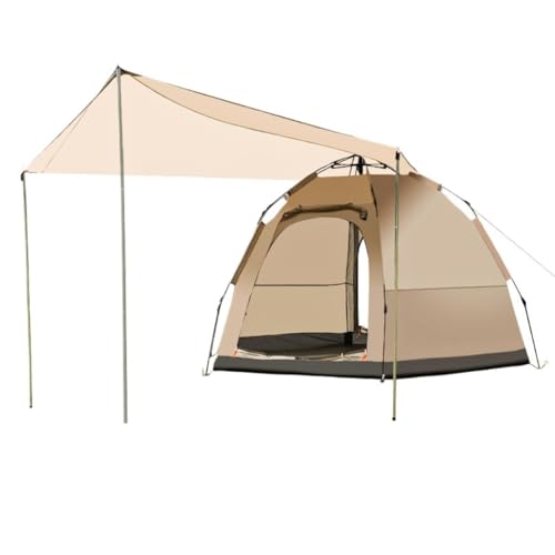 Zelt aufblasbar Outdoor-Camping, Vollautomatisches, Tragbares, Faltbares, Regen- Und Sonnensicheres Outdoor-Überdachungszelt for Camping Camping Tent (Color : K, Size : A) von BAOSHUPINGY