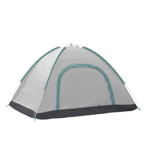 Zelt aufblasbar Outdoor Camping Vollautomatisches Tragbares Faltbares Campingzelt 3-4 Personen Strandzelt Doppeltürzelt Camping Tent von BAOSHUPINGY