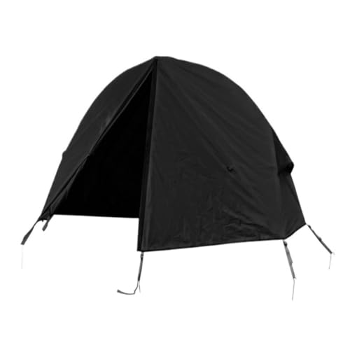 Zelt aufblasbar Outdoor-Camping-Zelt Vom Boden, Einzelnes, Zusammenklappbares, Tragbares Moskitonetz, Winddichtes Und UV-beständiges Angelzelt Camping Tent (Color : Black, Size : A) von BAOSHUPINGY