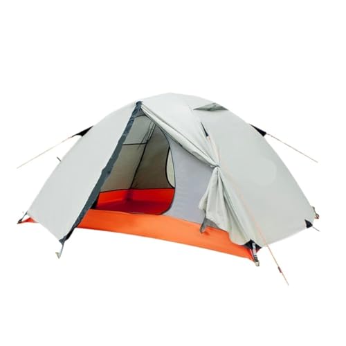 Zelt aufblasbar Outdoor-Zelt, Doppellagig, Warm Und Regenfest, Bergsteiger-Wanderzelt, Aluminiumstange, Outdoor-Campingzelt Camping Tent (Color : G, Size : A) von BAOSHUPINGY