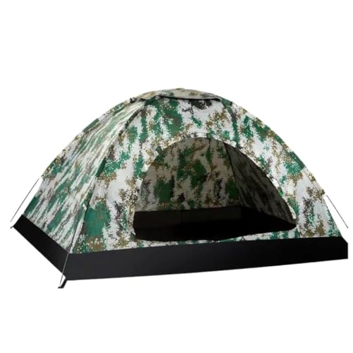 Zelt aufblasbar Outdoor-Zelt Camping-Klappzelt 1-2-3-4 Handmontierte Wind- Und Regensichere Campingbedarf Und -ausrüstung Camping Tent (Color : L, Size : A) von BAOSHUPINGY