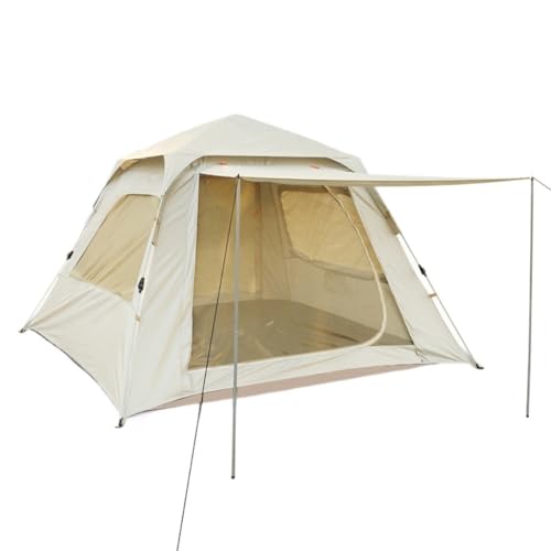 Zelt aufblasbar Tragbares, Zusammenklappbares, Vollautomatisches, Schnell Zu Öffnendes Sonnenschutz-Camping-Campingausrüstung-Picknickzelt for Den Außenbereich Camping Tent (Color : White, Size : A von BAOSHUPINGY