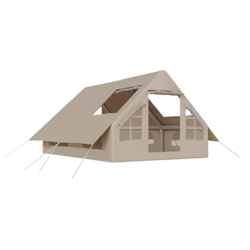 Zelt aufblasbar Tragbares, Zusammenklappbares Campingzelt, Frei Aufzubauen, Regensicheres Campingzelt, Aufblasbares Zelt, Campingausrüstung Camping Tent (Color : White, Size : A) von BAOSHUPINGY