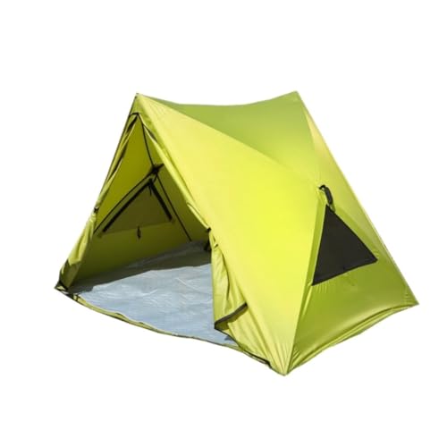 Zelt aufblasbar Zelt Im Freien, Tragbar, Zusammenklappbar, for Camping, Park, Strand, Sonnenschutz, for Den Innenbereich, Vollautomatisches, Schnell Öffnendes Zelt Camping Tent (Color : Green, Size von BAOSHUPINGY