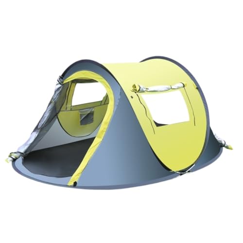 Zelt aufblasbar Zelt Im Freien, Vollautomatisches Familienzelt, Outdoor-Camping, Sonnenschutz, Wind- Und Regen-Reisezelt, Zusammenklappbar Camping Tent von BAOSHUPINGY