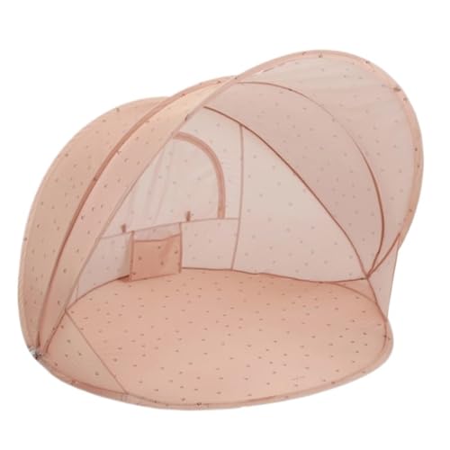 Zelt aufblasbar Zelt Outdoor Camping Tragbarer Sonnenschutz Und Sonnenschutz Schnellwurfzelt Campingausrüstung for 1-2 Personen Camping Tent (Color : Pink, Size : A) von BAOSHUPINGY