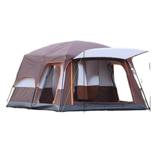 Zelt aufblasbar Zwei Schlafzimmer Und EIN Wohnzimmer, Outdoor-Zelt, Luxuriöses Zelt, Regen- Und Sonnensicheres Camping-Familien-Grillzelt Camping Tent (Color : K, Size : A) von BAOSHUPINGY
