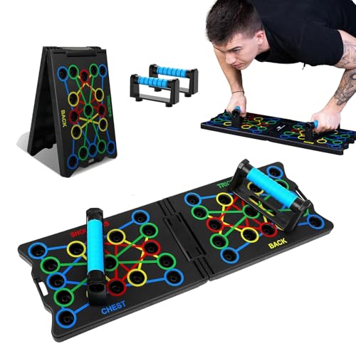 Liegestützgriffe Liegestütze Brett,Push Up Board,Faltbare Liegestütze Brett mit Handgriff,Push-Up Liegestütz-Brett,Tragbare Pushup Ständer,Multifunktions Elite Rack Fitness-Board Tragbar Liegestützgriffe Liegestütze Brett,Push Up Board,Faltbare Liegestütze Brett mit Handgriff,Push-Up Liegestütz-Brett,Tragbare Pushup Ständer,Multifunktions Elite Rack Fitness-Board Tragbar von BAOSROY