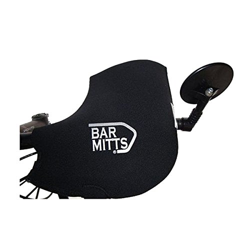 BAR MITTS Herren Bar-Fäustlinge Extreme Fahrradhandschuhe, schwarz, X-Large von BAR MITTS