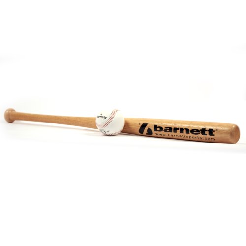 BARNETT BBWO-1 Baseball Set, Schläger & Ball, Senior, Holz, (BB-W 32, TS-1) von BARNETT