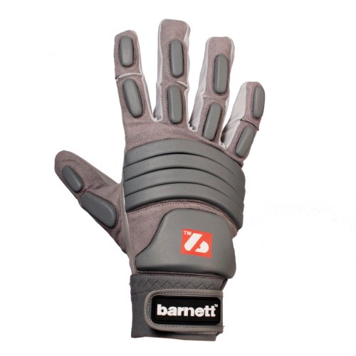 BARNETT FLG-03 Linemen American Football Handschuhe, Pro, Größe XL, Grau von BARNETT