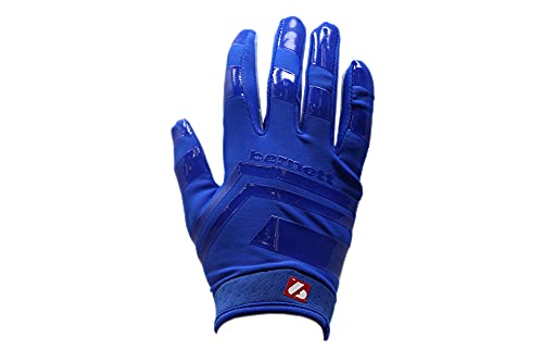 BARNETT FRG-03 Blue Professional Receiver Football Gloves, RE, DB, RB (2XL) von BARNETT