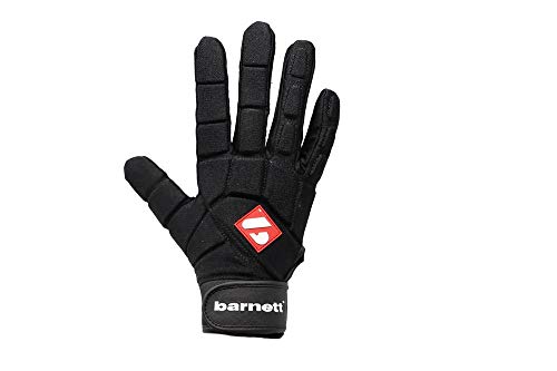 BARNETT FRG-03 Schwarz professionell Receiver Fußball Handschuhe, RE, DB, RB (S) von BARNETT