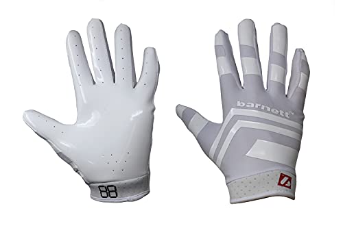 FRG-03 weiß professionell Receiver Fußball Handschuhe, RE, DB, RB (XL) von BARNETT