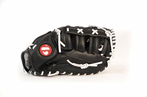 GL-301 REG schwarz Baseball Handschuh Erster Base (First Base) Erwachsene, Echtleder, Wettkampf, (für Rechtshänder, Wird an der linken Hand getragen) von BARNETT