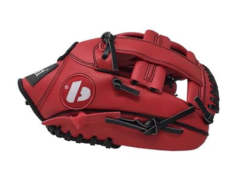 JL-110 Baseballhandschuh, Outfield, Polyurethan, 11 Zoll (rot) von BARNETT