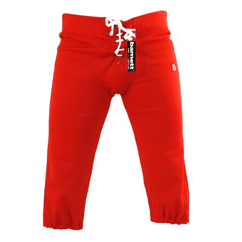 bernett FP-2 American Football Hose, Match, Farbe Rot (XL) von BARNETT