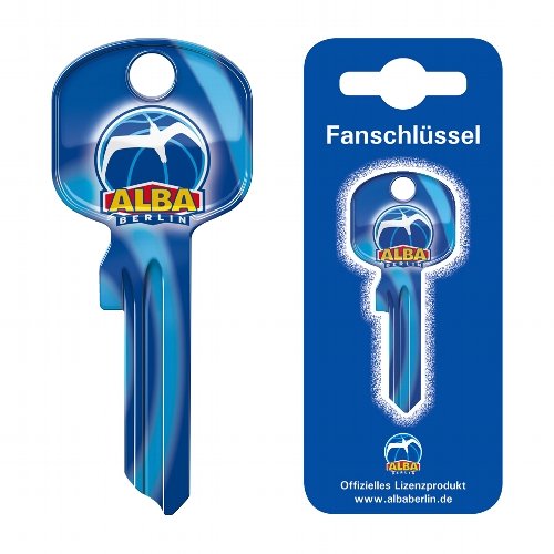 Fanschlüssel Schlüsselrohling Schlüsselanhänger Fanartikel Schlüsseldienst Alba Berlin von BASI