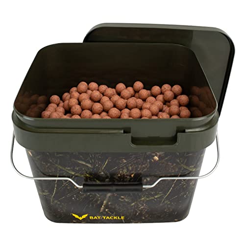 BAT-Tackle Böse Boilies im Realistric® Eimer 5,0kg, 18mm, Mango Cream von BAT-Tackle