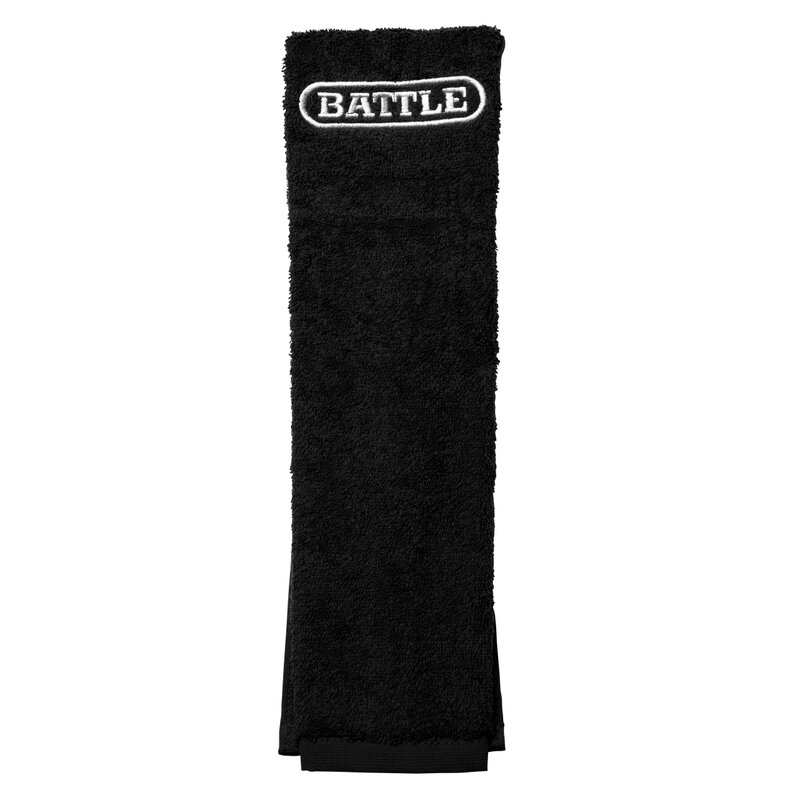 BATTLE American Football Field Towel, Handtuch - schwarz von BATTLE