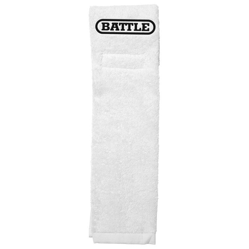 BATTLE American Football Field Towel, Handtuch - weiß von BATTLE
