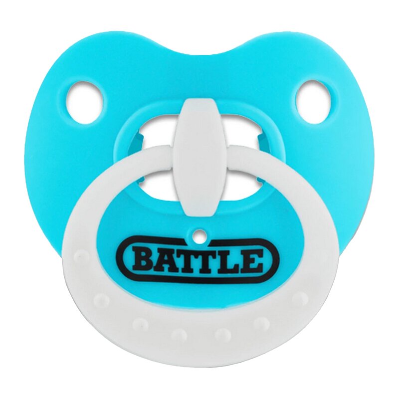 BATTLE Oxygen Mundstück mit Lippenschild Binky - blau von BATTLE