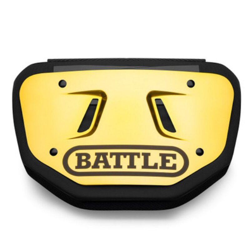 Battle Chrome Football Back Plate, Back Bone - metallic gold von BATTLE