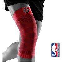 BAUERFEIND NBA Kompressions-Kniebandage Rot, Houston Rockets M von BAUERFEIND