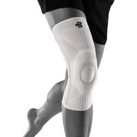 BAUERFEIND Sports Kniebandage all-white XL von BAUERFEIND