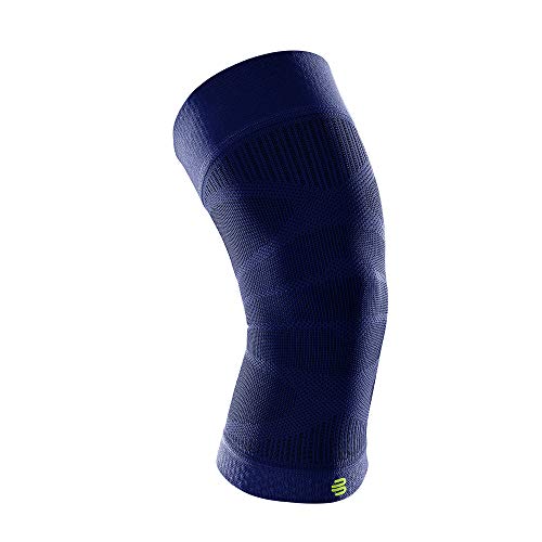 BAUERFEIND Unisex-Adult Sports Compression Knee Support Kniebandage, Marineblau, L von BAUERFEIND