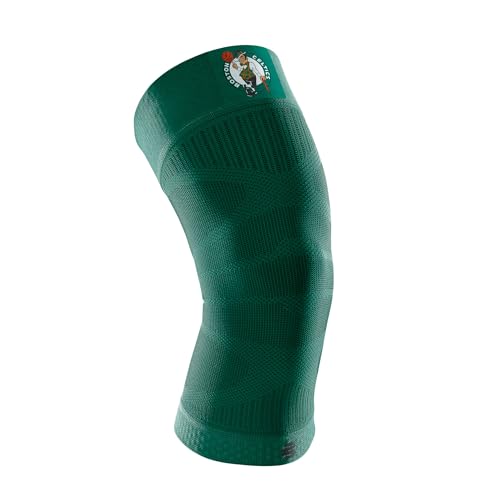 BAUERFEIND Unisex-Adult Sports Compression Knee Support NBA Kniebandage, Boston Celtics, S von BAUERFEIND