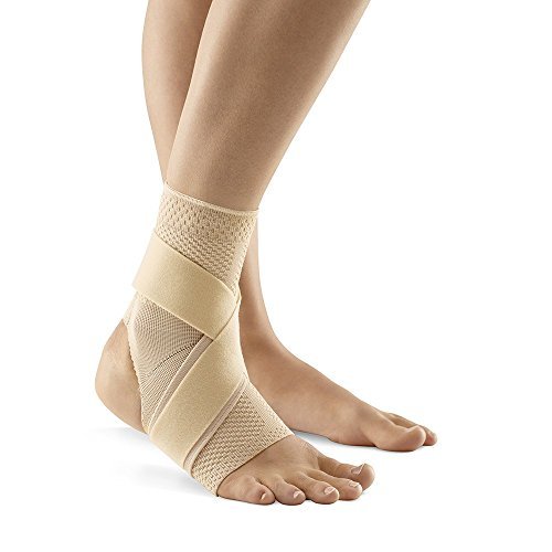 Bauerfeind MalleoTrain S Open Heel Ankle Support natural Size:2 links by Bauerfeind von BAUERFEIND