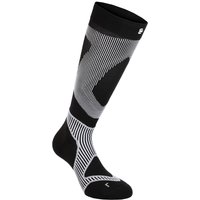 Bauerfeind Performance Kompressions-Socken Herren - Schwarz, Weiß, Größe 44-46 XL von BAUERFEIND