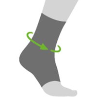 Bauerfeind Sports Ankle Support Fußgelenkbandage Links in berry, Größe: XL von BAUERFEIND