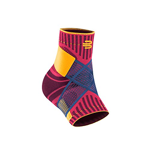 Bauerfeind Sprunggelenkbandage „Ankle Support“ Unisex, 1 Sprunggelenk Bandage für Sport wie Fußball, Fitness und Joggen, Kein Umknicken durch Knöchelbandage, Pink, XS von BAUERFEIND