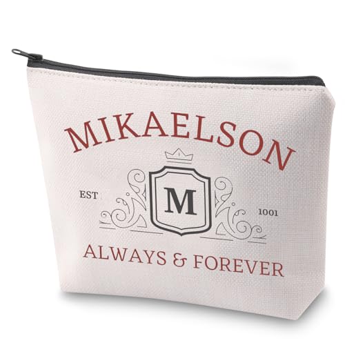 Vampires Kosmetiktasche Mikaelson Always and Forever Make-up-Tasche mit Reißverschluss, TVD-Fans, Geschenk, Mystic Falls Survival Kit, Mikaelson, Nein von BAUNA