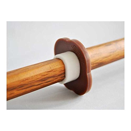 BAY® Bokken Roteiche ca 100 cm Holzschwert Schwert Holz Spitzenqualität Eiche Rot mit Tsuba von BAY