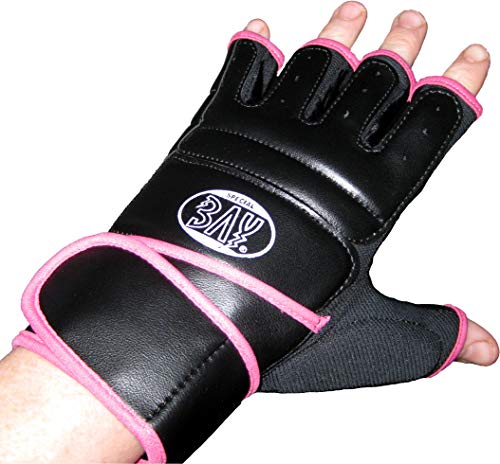 MMA, Krav MAGA, Handschuhe Profi von BAY (schwarz/pink, S) von BAY