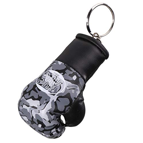 BAY® Mini Boxhandschuhe Schlüsselanhänger Miniboxhandschuhe Schlüssel Anhänger Deko Geschenk Boxen Box Handschuhe (Camouflage) von BAY
