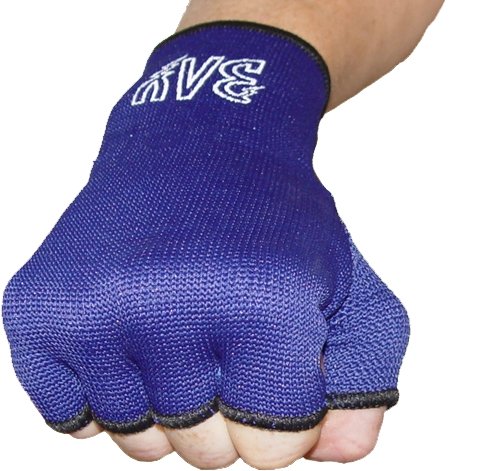 BAY® Schlupfbandagen Größe XL, blau, Faustbandagen, elastische Innenhandschuhe, Handbandagen, Boxbandagen, Box-Bandagen, 1 Paar von BAY